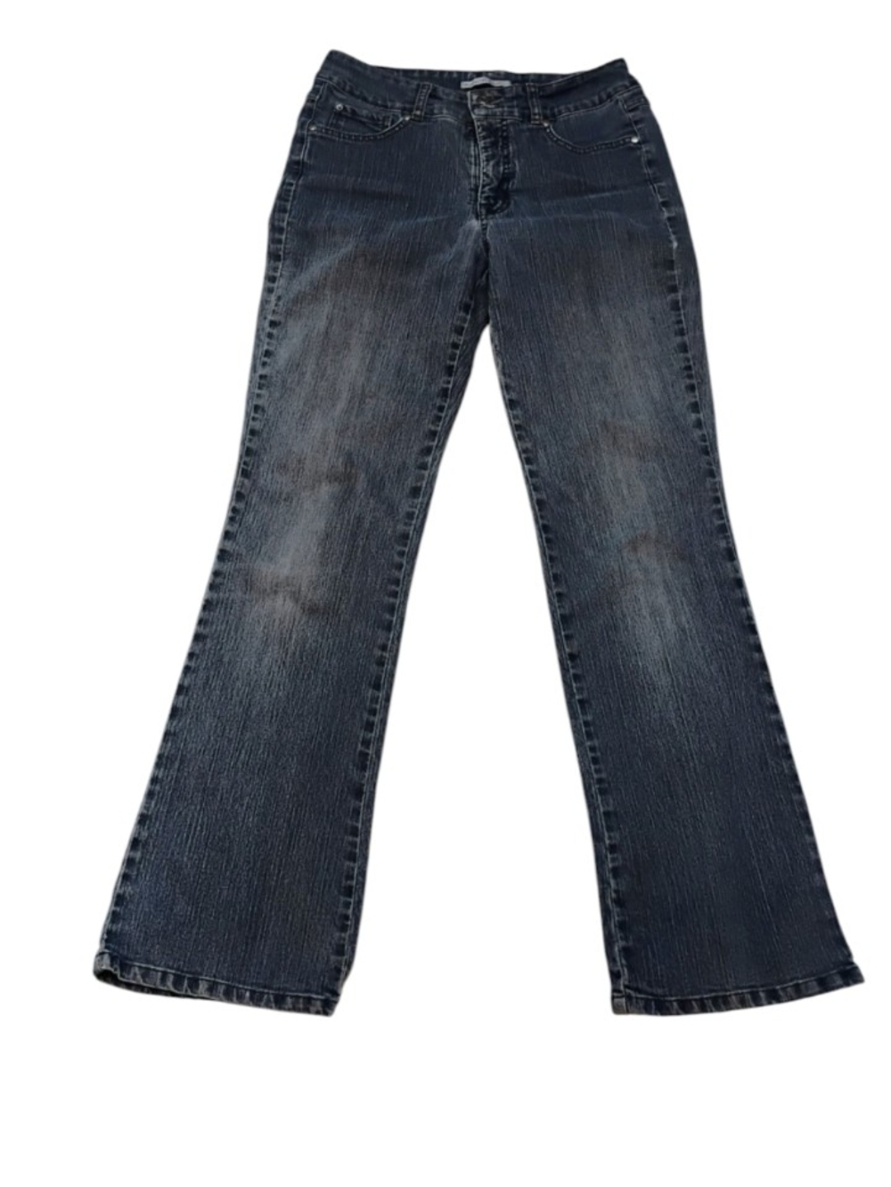 Bandilino Women's Dark Indigo Straight Leg Jeans SZ 6 - Picture 1 of 3